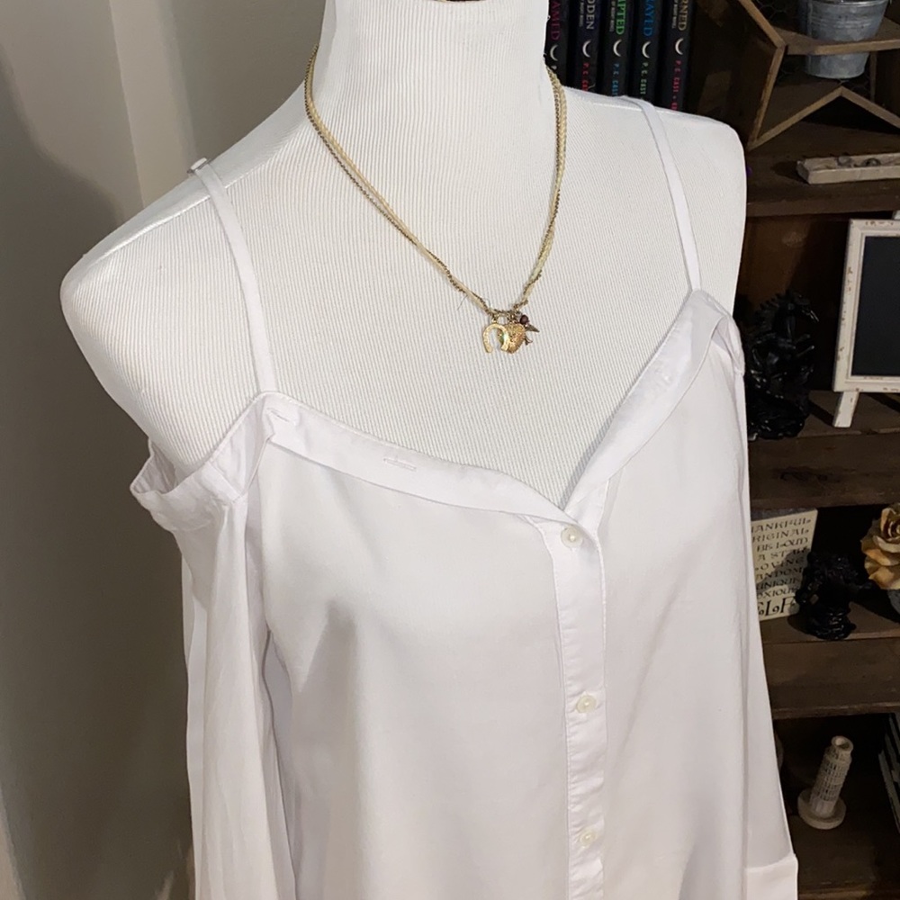 Treasure and Bond Cold Shoulder Top